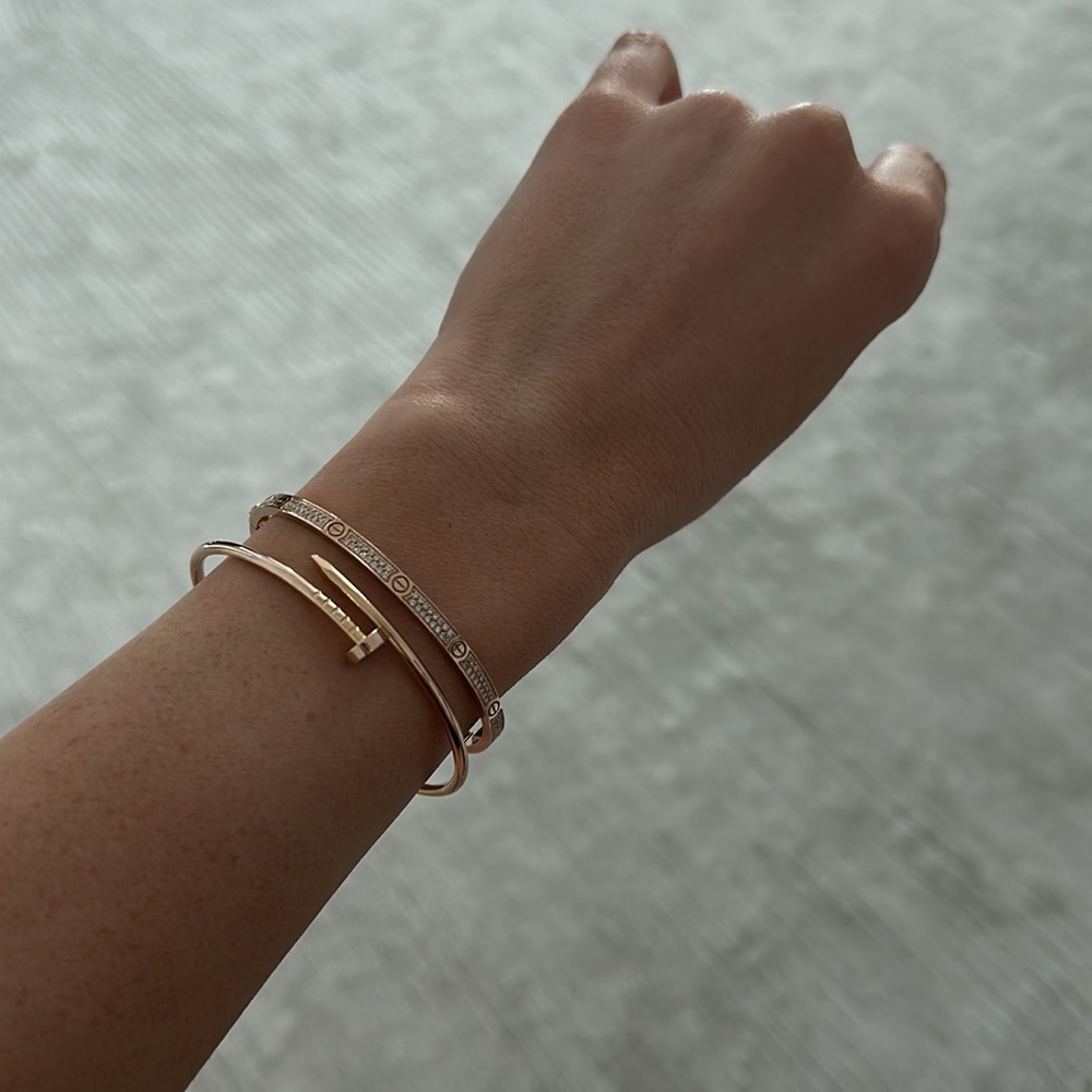 AUTHENTIC- JUSTE UN CLOU BRACELET, SMALL MODEL
Yellow gold - Picture 1 of 7